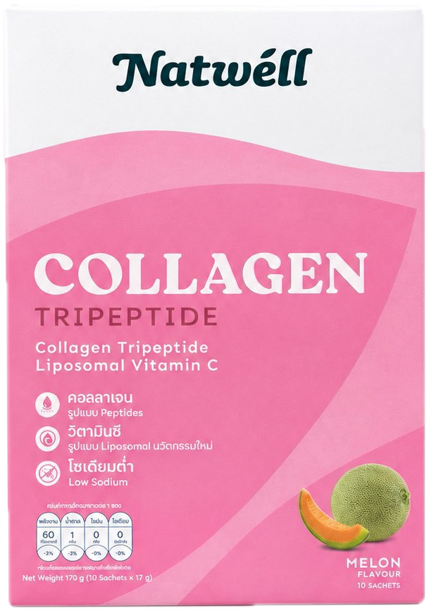 Natwell Collagen Tripeptide รสเมลอน