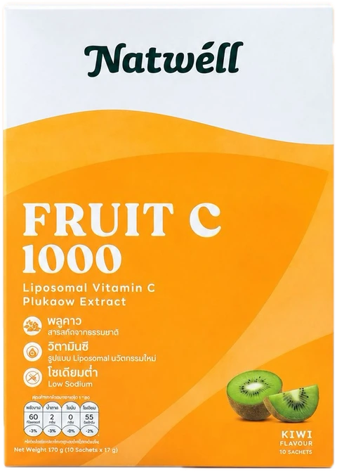 Natwell Fruit C 1000 รสกีวี
